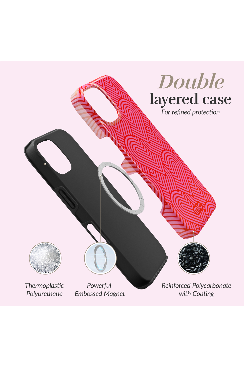 Mio By Mobilize Mio Wild Hearts Magsafe Compatible For Iphone 16 - Afbeelding 6
