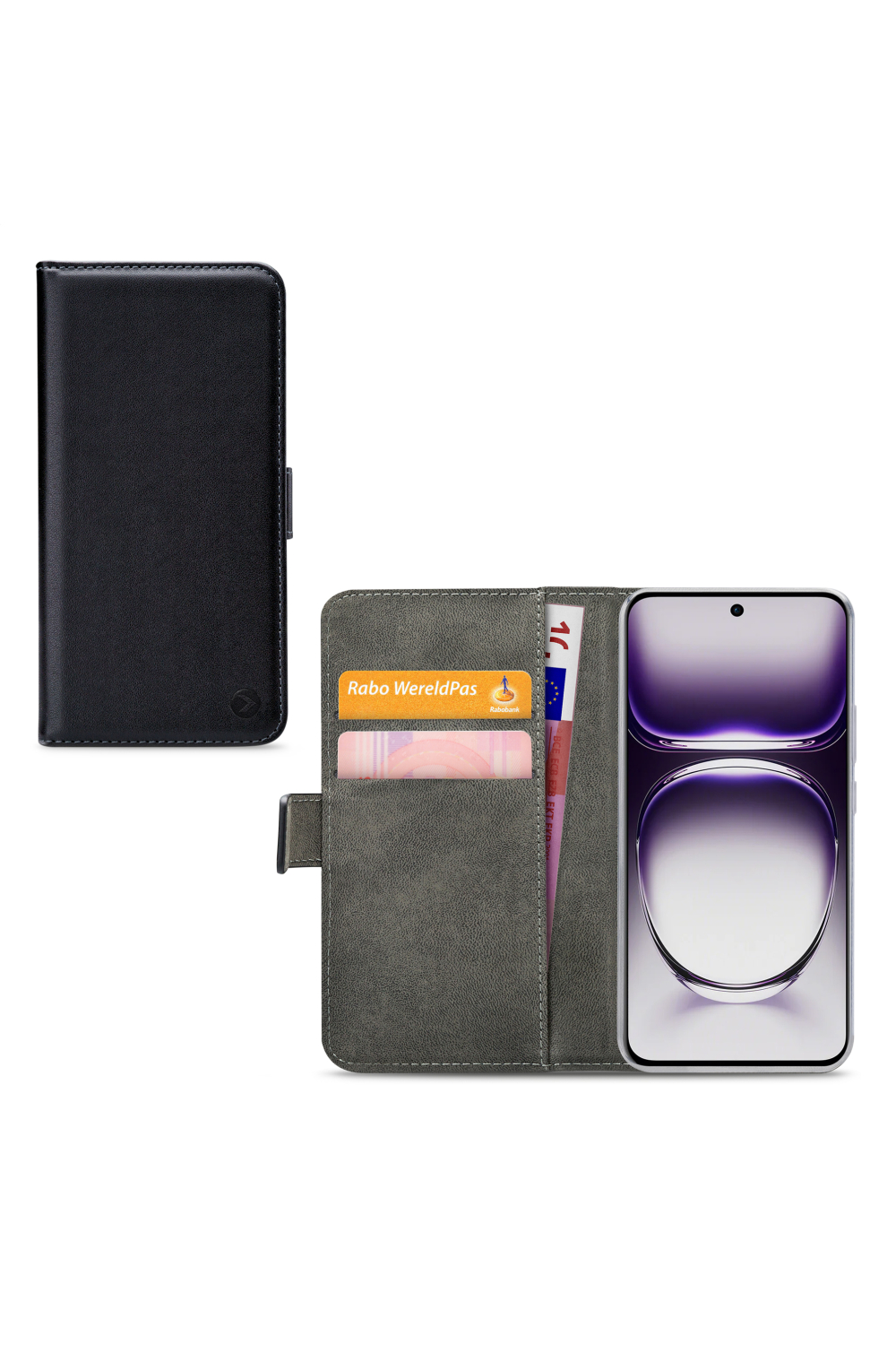 Mobilize Classic Gelly Wallet Book Case Oppo Reno12 Black