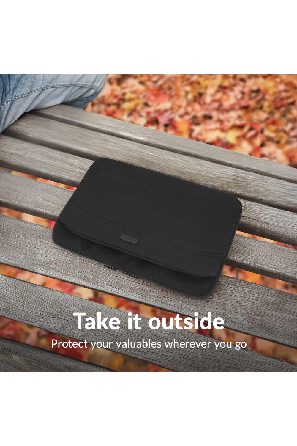 Mobilize Waterresistant Laptop Sleeve Up To 17.4Inch Black - Afbeelding 8