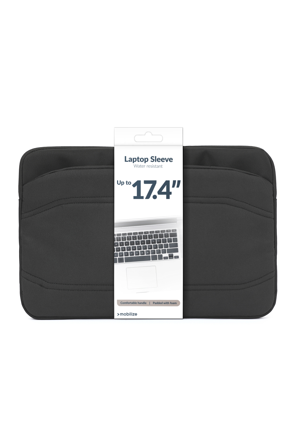 Mobilize Waterresistant Laptop Sleeve Up To 17.4Inch Black - Afbeelding 9