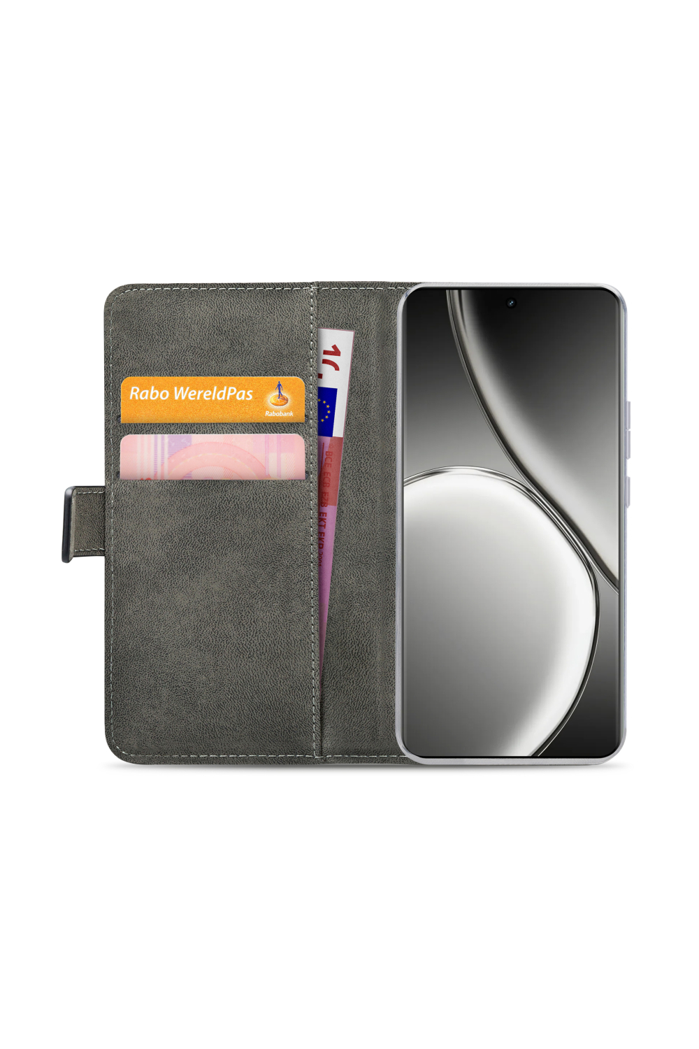 Mobilize Classic Gelly Wallet Book Case Realme Gt 6/Gt 6T Black - Afbeelding 4