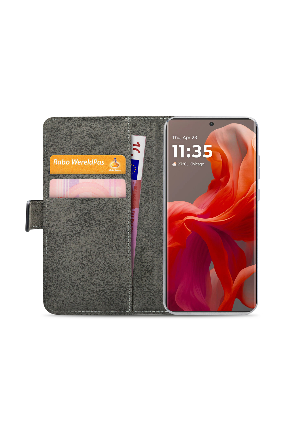 Mobilize Classic Gelly Wallet Book Case Motorola Moto G85 Black - Afbeelding 4