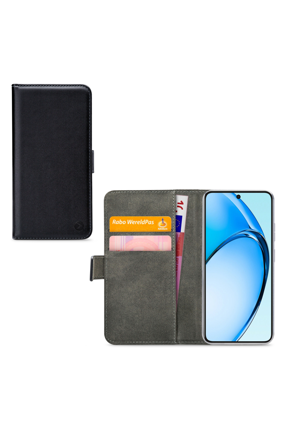 Mobilize Classic Gelly Wallet Book Case Oppo A60 Black