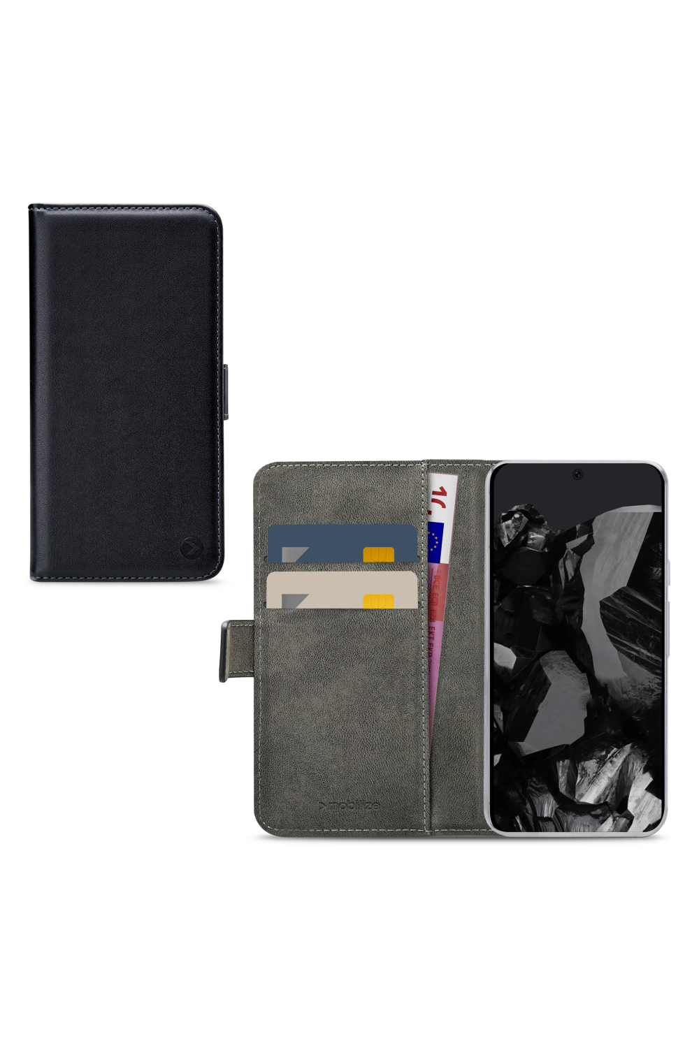 Mobilize Classic Gelly Wallet Book Case Google Pixel 9/9 Pro Black
