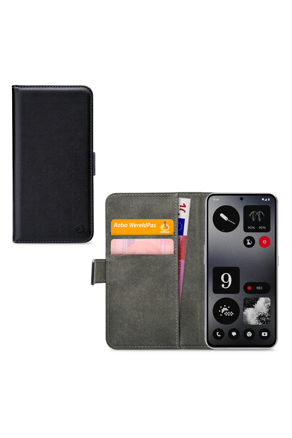 Mobilize Classic Gelly Wallet Book Case Nothing Cmf Phone 1 Black