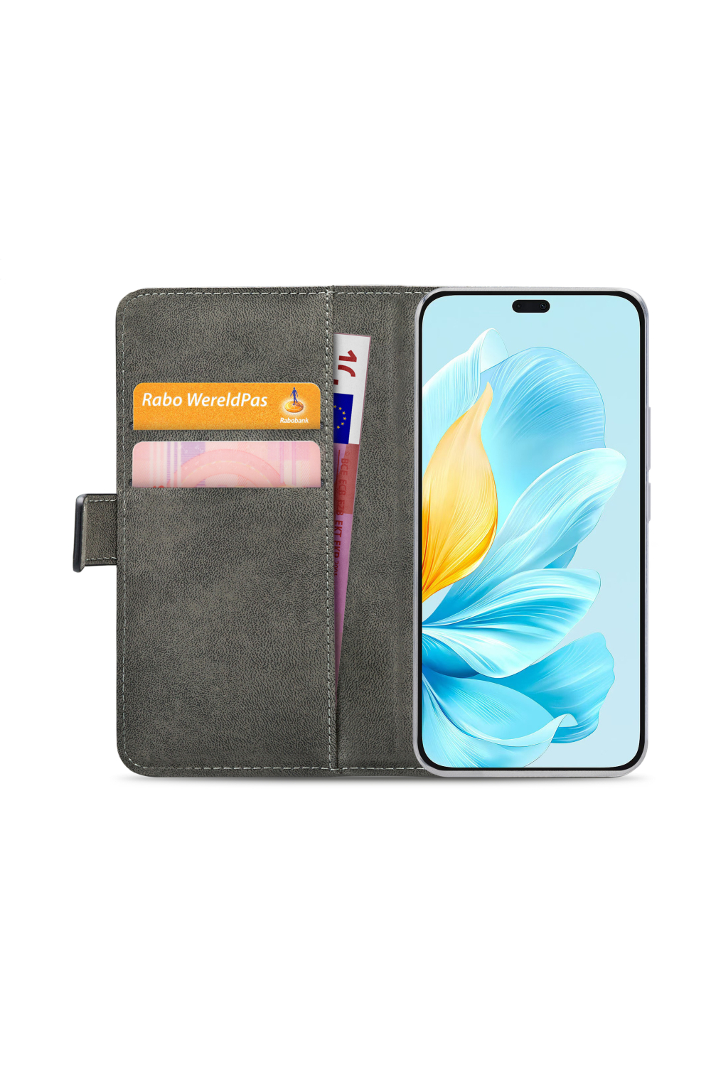 Mobilize Classic Gelly Wallet Book Case Honor 200 Lite Black - Afbeelding 4