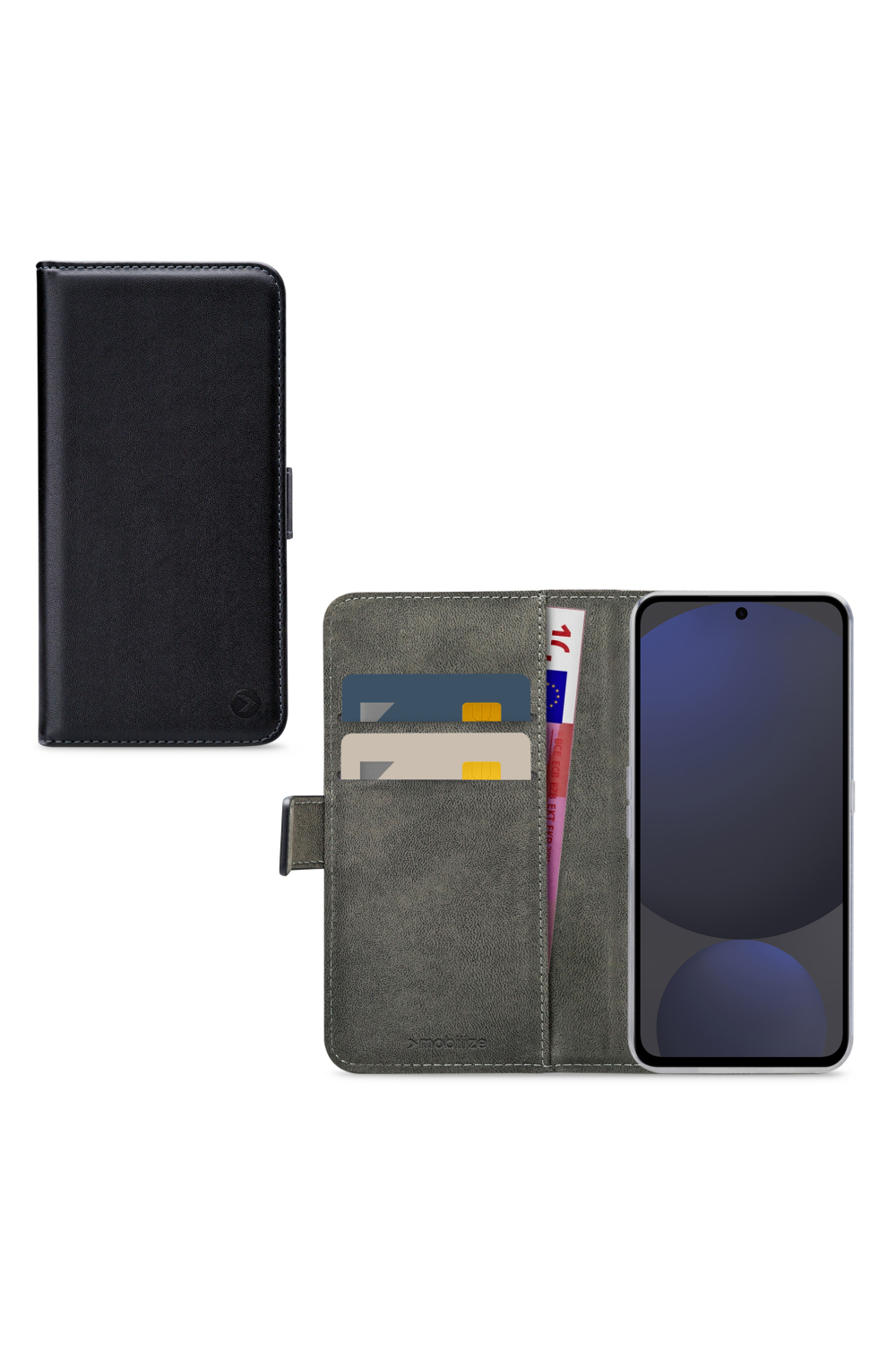 Mobilize Classic Gelly Wallet Book Case Samsung Galaxy S24 Fe Black