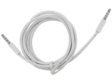 Xccess Stereo Jack To 3.5Mm. Aux Adapter Cable White