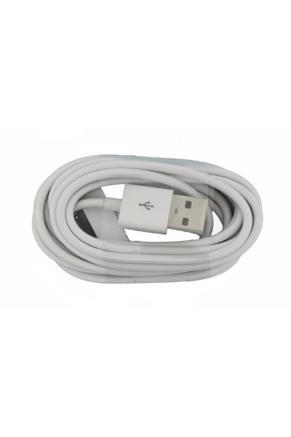 Xccess Data Cable Apple Iphone 3G(S)/4/Ipad 2 2M. White Bulk