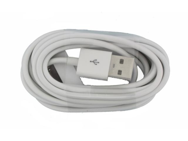 Xccess Data Cable Apple Iphone 3G(S)/4/Ipad 2 2M. White Bulk