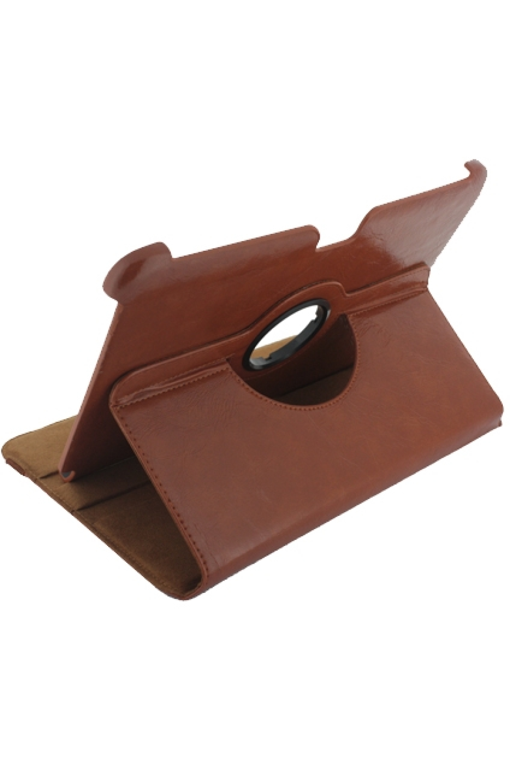 Xccess Deluxe Rotating Case Samsung Galaxy Note 10.1 N8000 Cognac