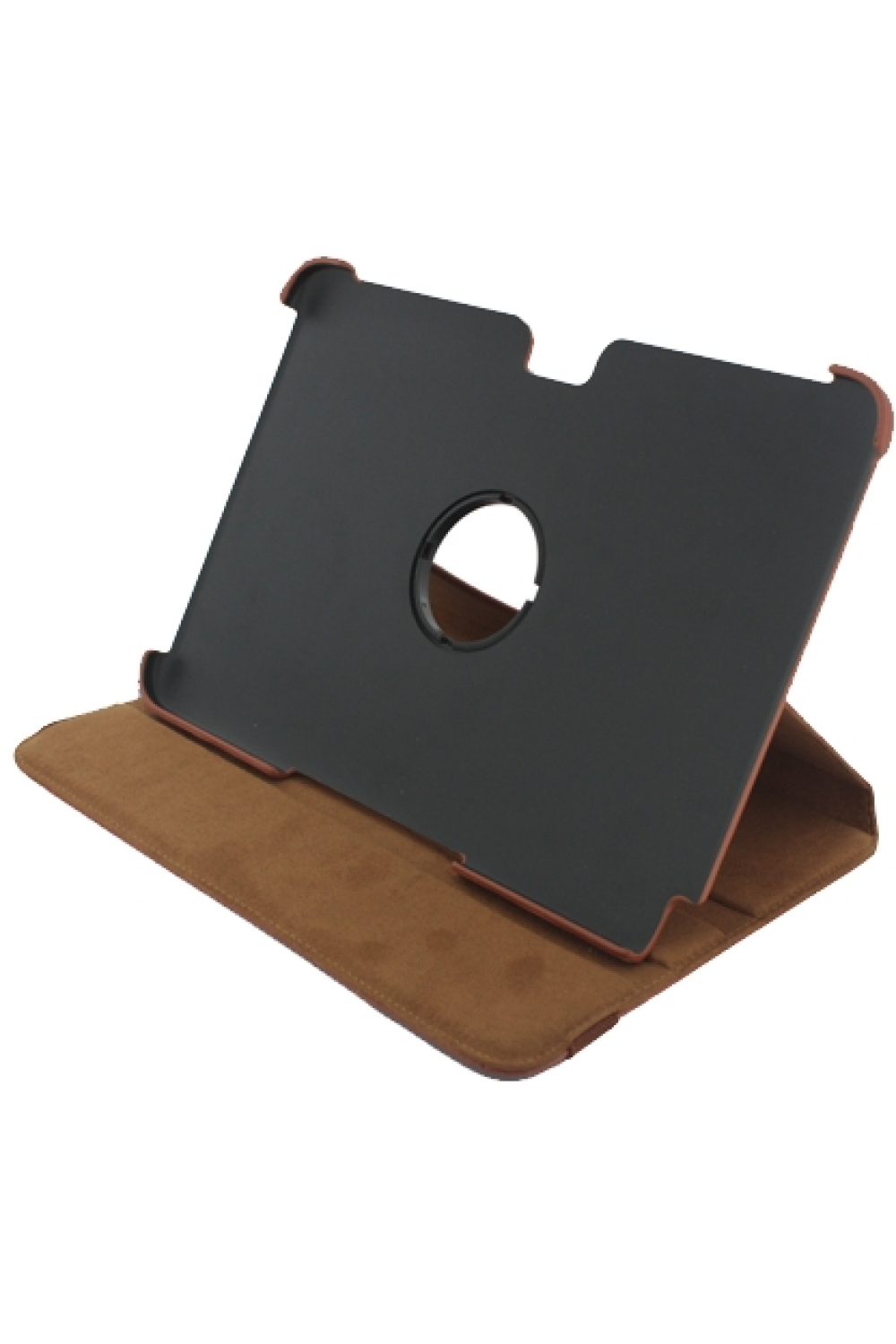 Xccess Deluxe Rotating Case Samsung Galaxy Note 10.1 N8000 Cognac - Afbeelding 2