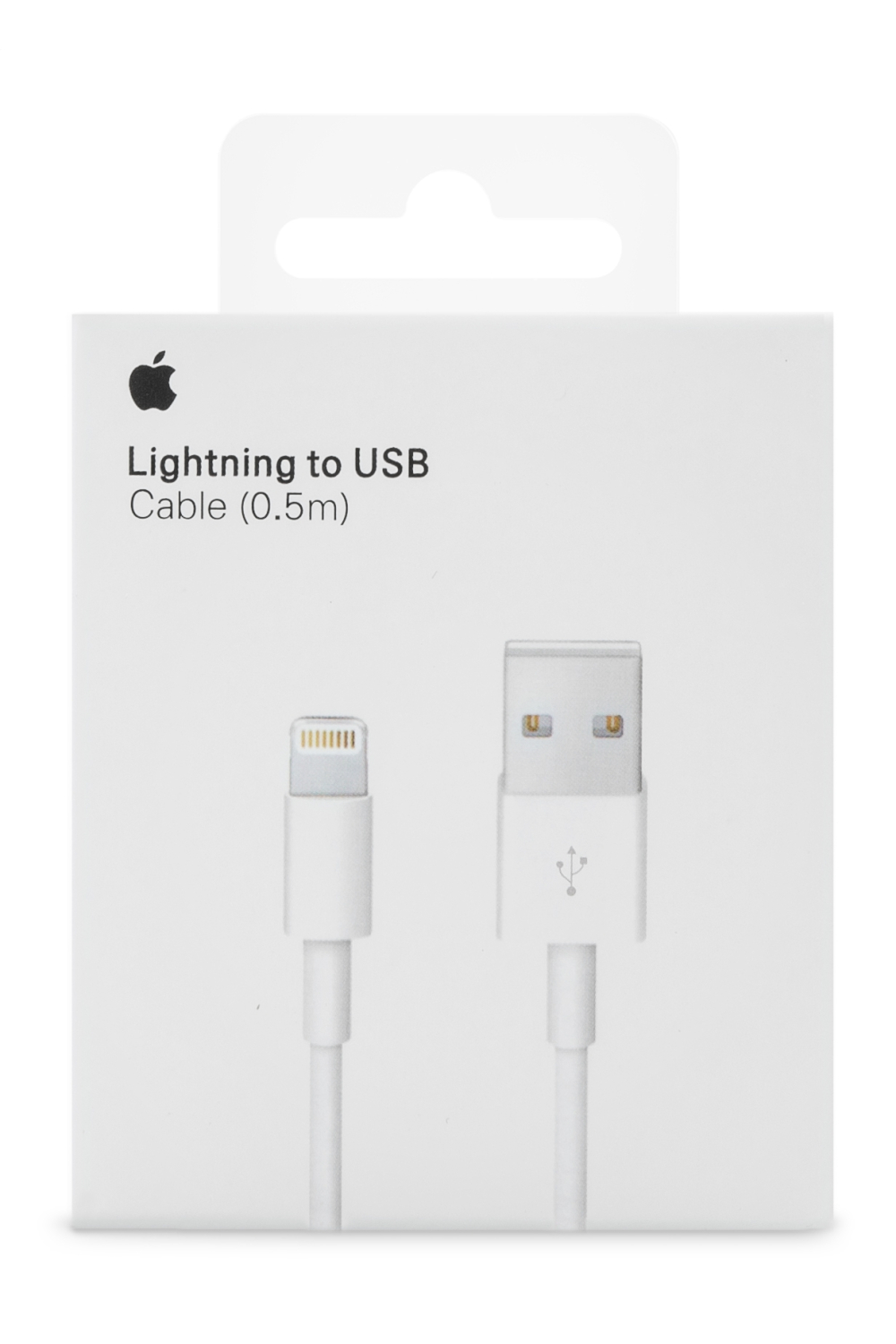 Apple Me291Zm/A Apple Lightning To Usb Cable 0.5M. White - Afbeelding 5
