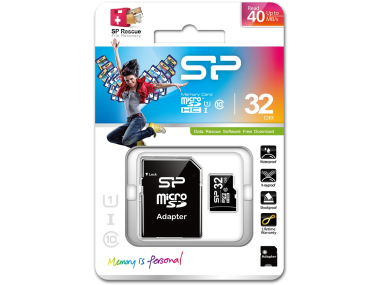 Silicon Power Micro Sdhc Incl. Sd Adapter 32Gb Class 10