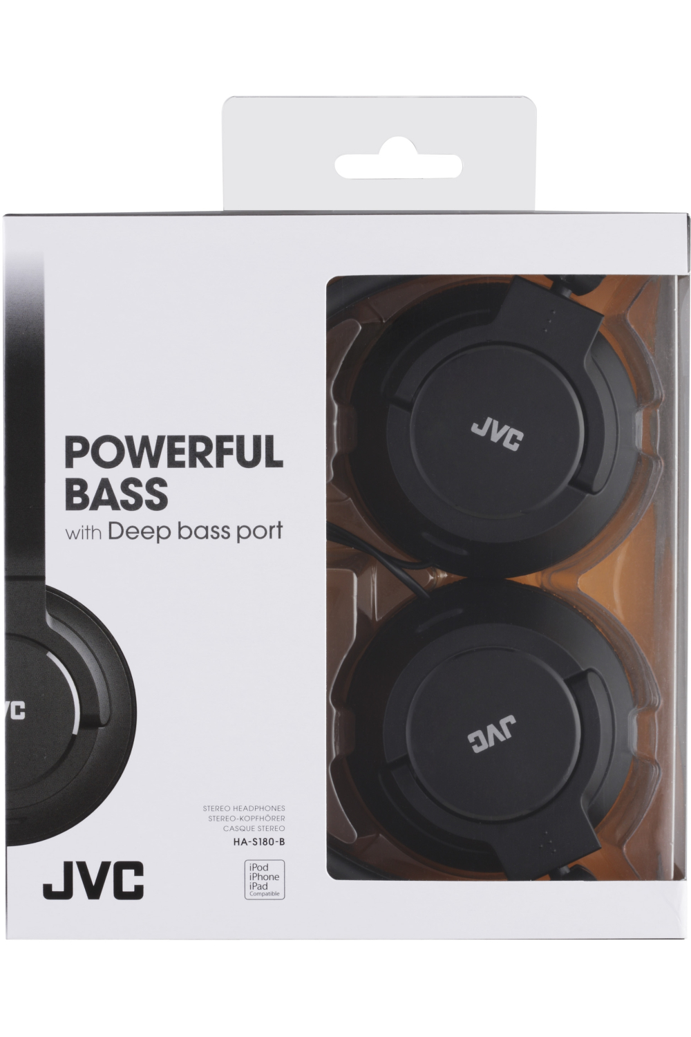 Jvc Ha-S180-B Jvc Light Weight Headset Black - Afbeelding 2