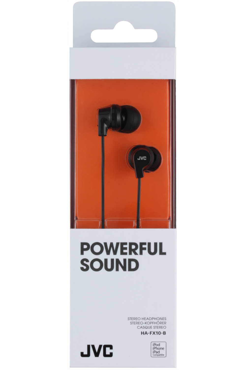 Jvc Ha-Fx10-B Jvc Colourful Inner Ear Headphone Black - Afbeelding 2