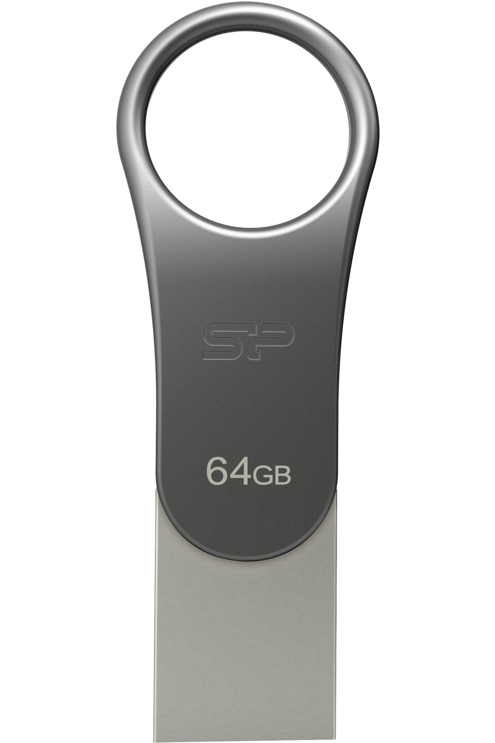 Silicon Power C80 Dual Usb Pendrive Mobile 64Gb Usb-C Grey - Afbeelding 2