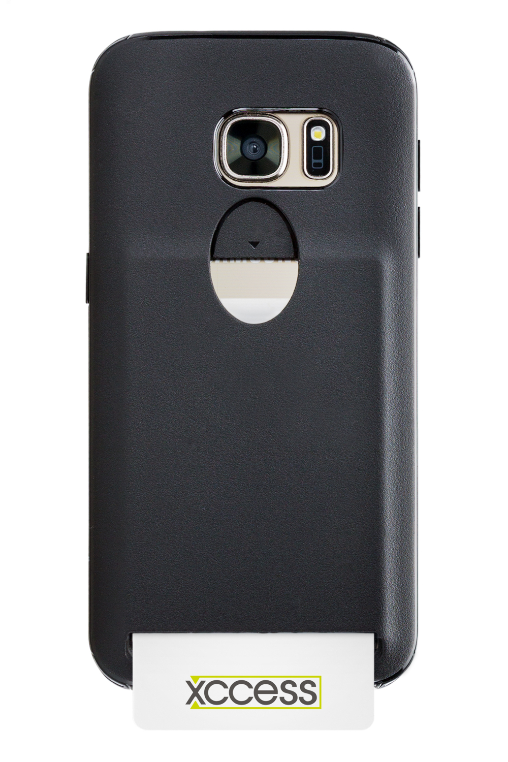 Xccess Matt Tpu Card Case Samsung Galaxy S7 Black - Afbeelding 3