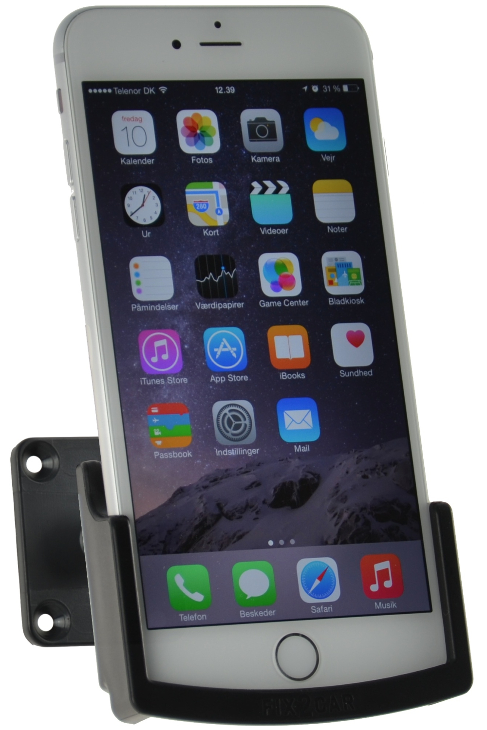 Kram 60276 Kram Fix2Car Passive Holder Tilt Swivel Apple Iphone 6S Plus/7 Plus/8 Plus