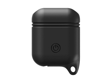 Xccess Shockproof Silicone Case With Hook For Apple Airpods Black