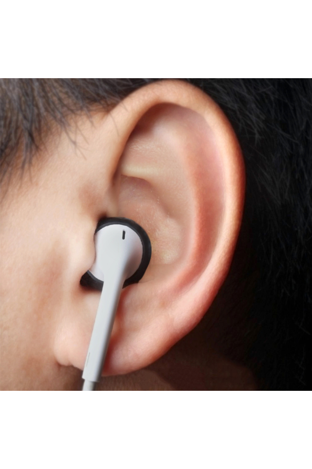 Xccess Silicone Earbuds For Apple Earpod/Airpod Black - Afbeelding 2