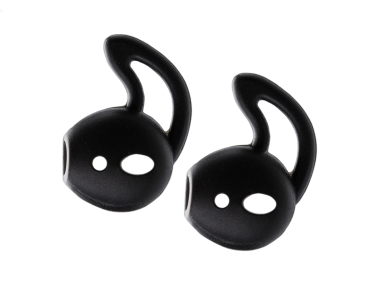 Xccess Silicone Earbuds With Ear Hook For Apple Earpod/Airpod Black