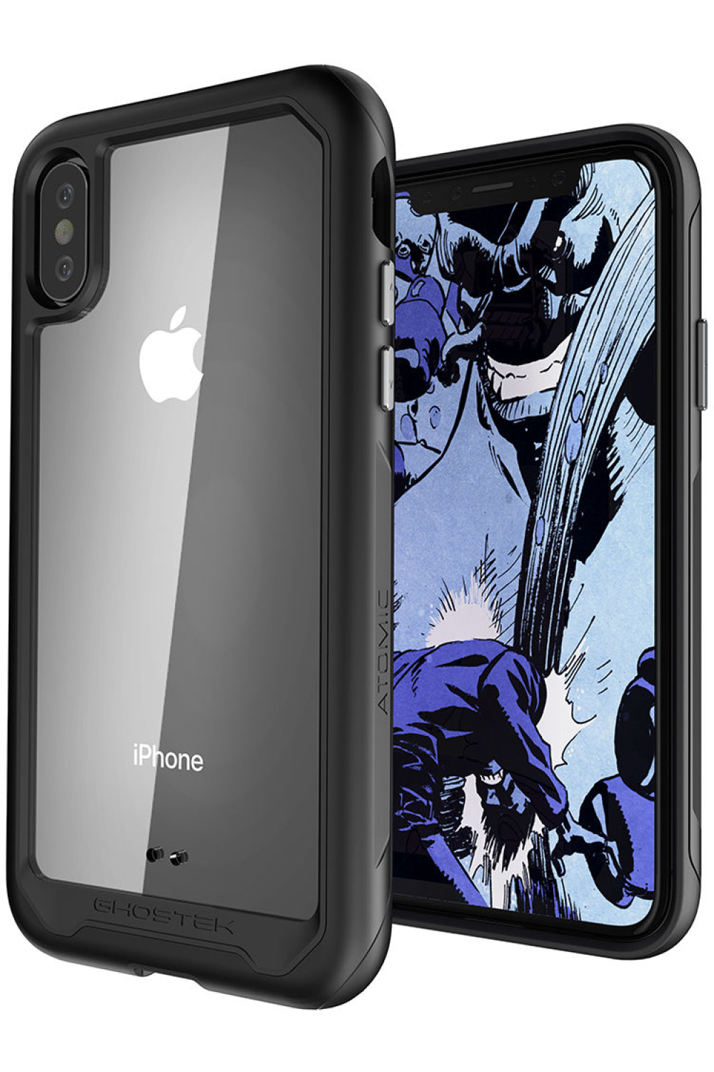 Ghostek Atomic Slim 2 Rugged Heavy Duty Case Apple Iphone Xs Max Black