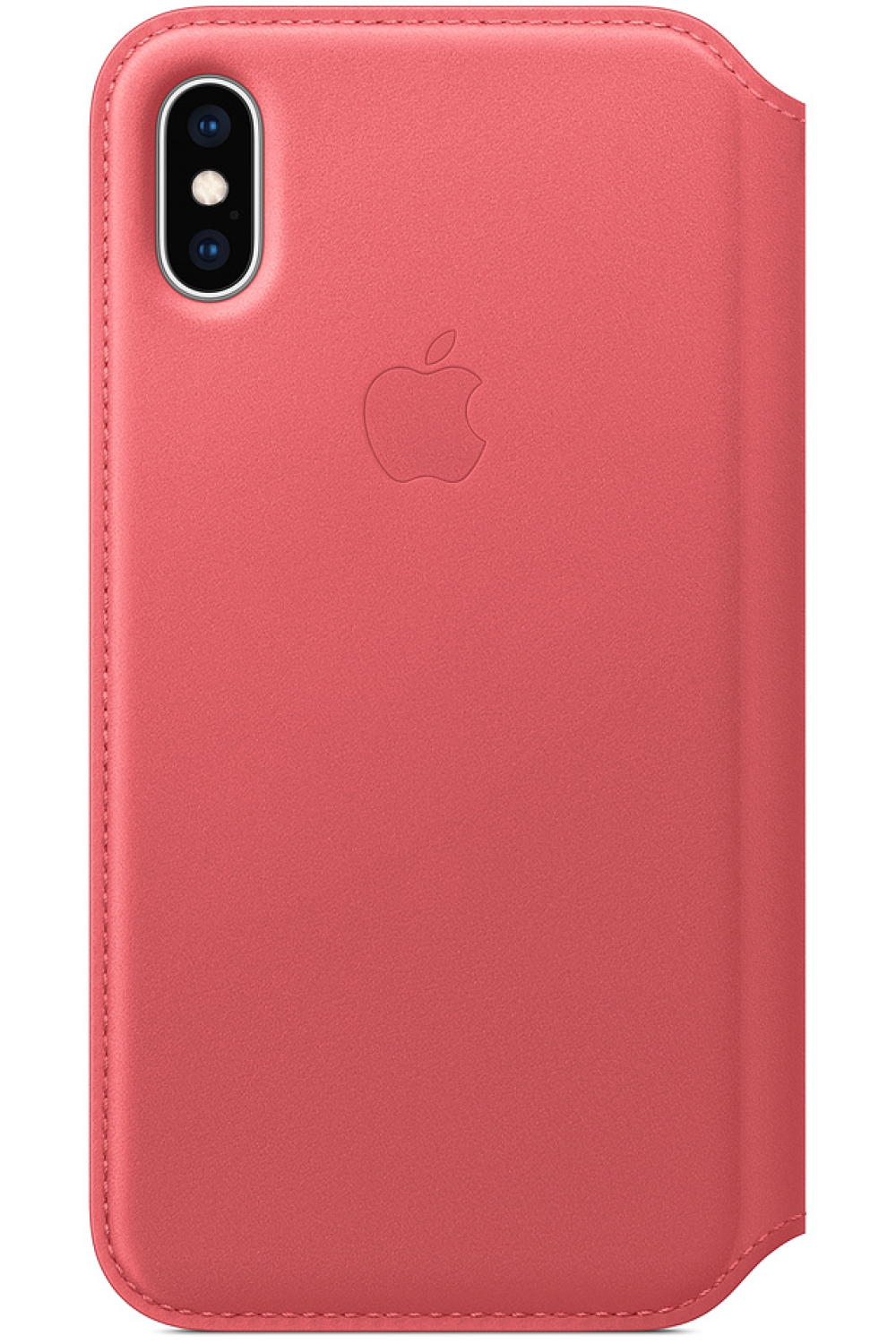 Apple Mrx12Zm/A Apple Leather Folio Case Iphone Xs Peony Pink