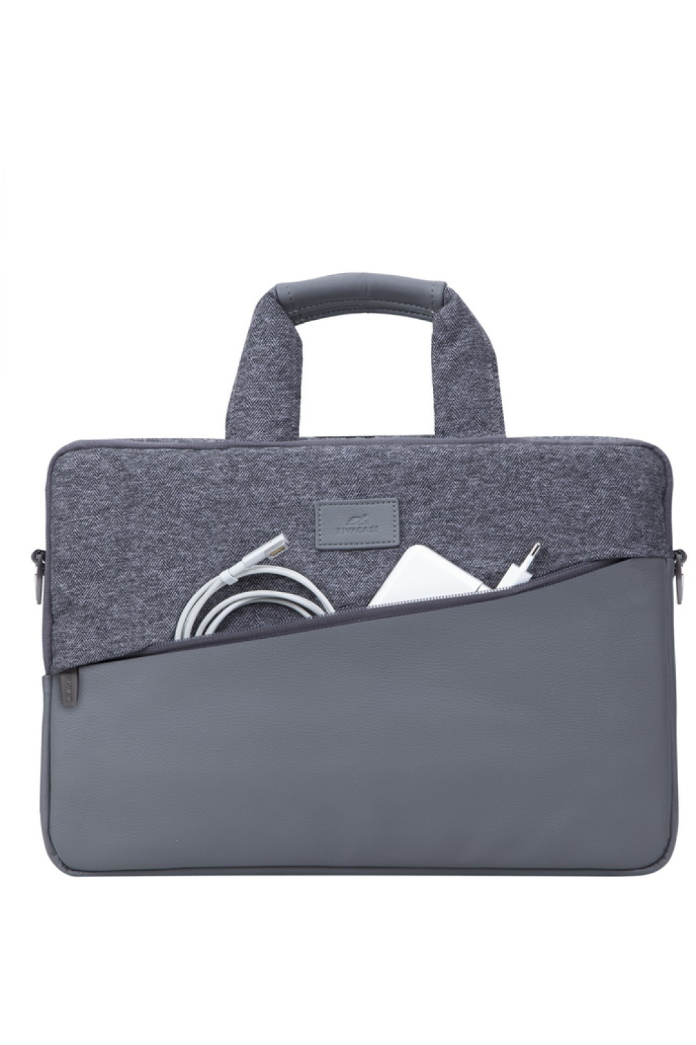 Rivacase Egmont Laptop Bag 15.6Inch Grey - Afbeelding 4