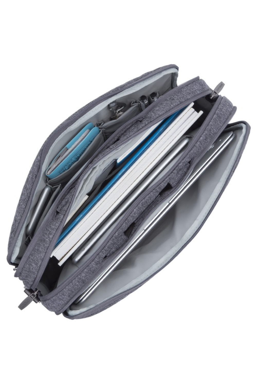 Rivacase Egmont Laptop Bag 15.6Inch Grey - Afbeelding 8