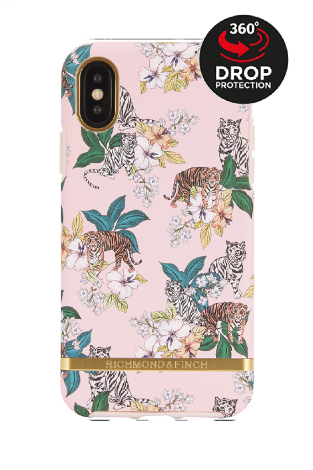 Richmond & Finch Freedom Series Apple Iphone X/Xs Pink Tiger/Gold
