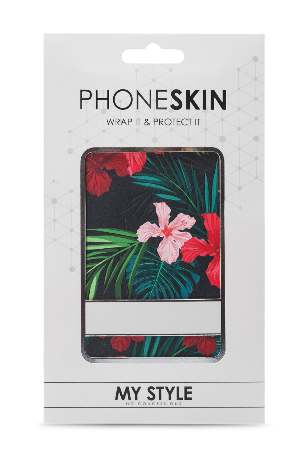 My Style Phoneskin For Samsung Galaxy A30S/A50 Red Caribbean Flower - Afbeelding 3