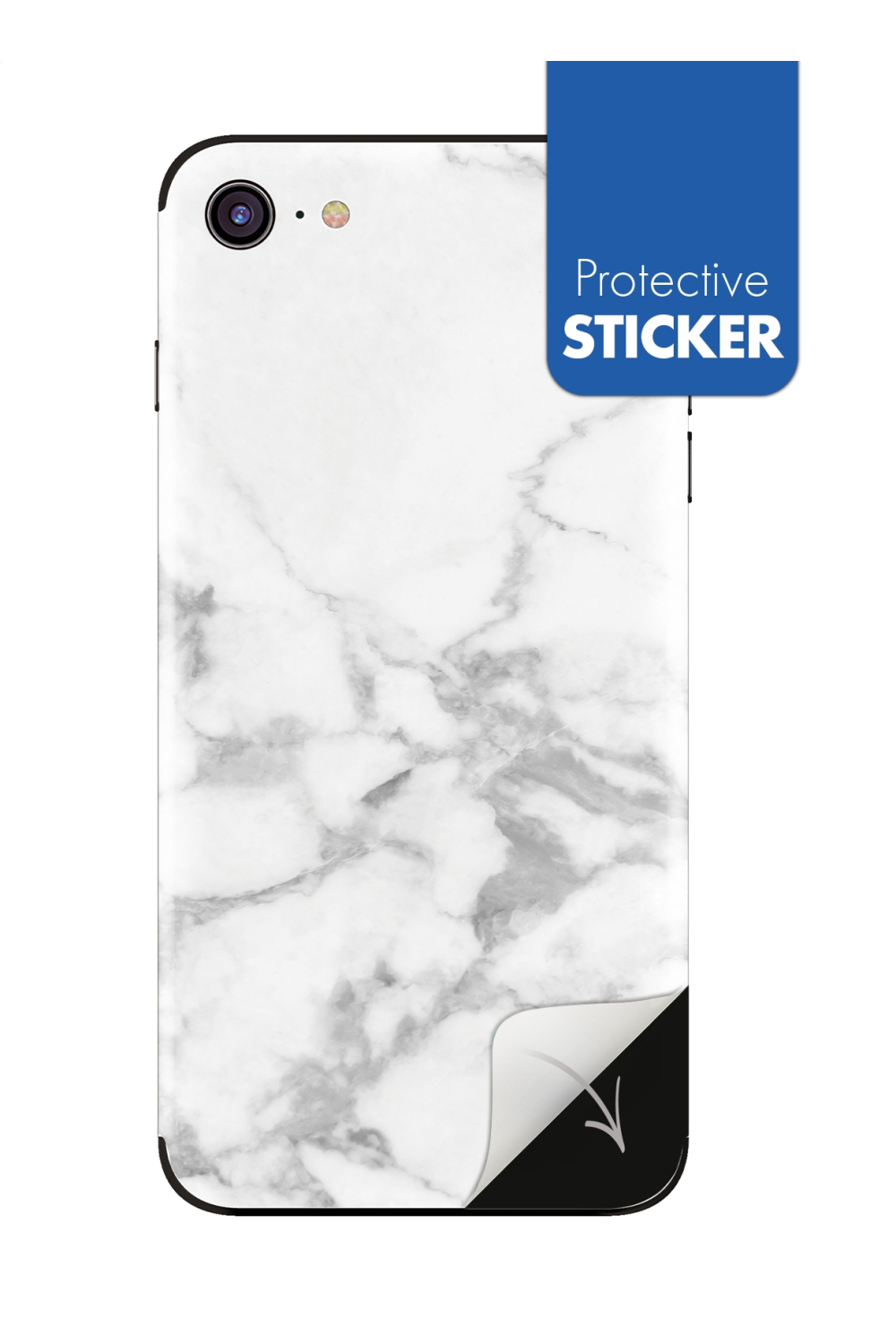 My Style Phoneskin For Apple Iphone 7/8/Se (2020/2022) White Marble
