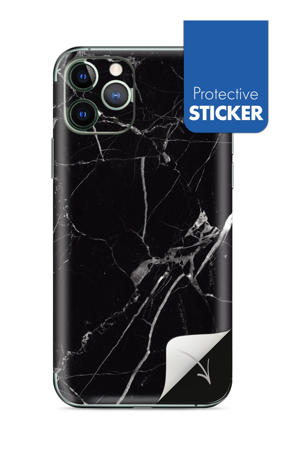 My Style Phoneskin For Apple Iphone 11 Pro Max Black Marble