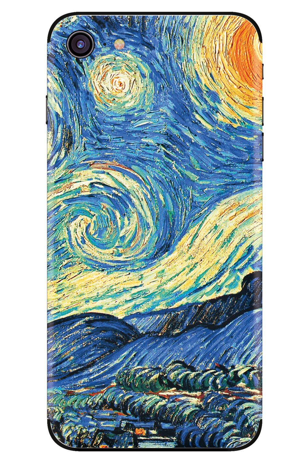 My Style Phoneskin For Apple Iphone 7/8/Se (2020/2022) The Starry Night - Afbeelding 2