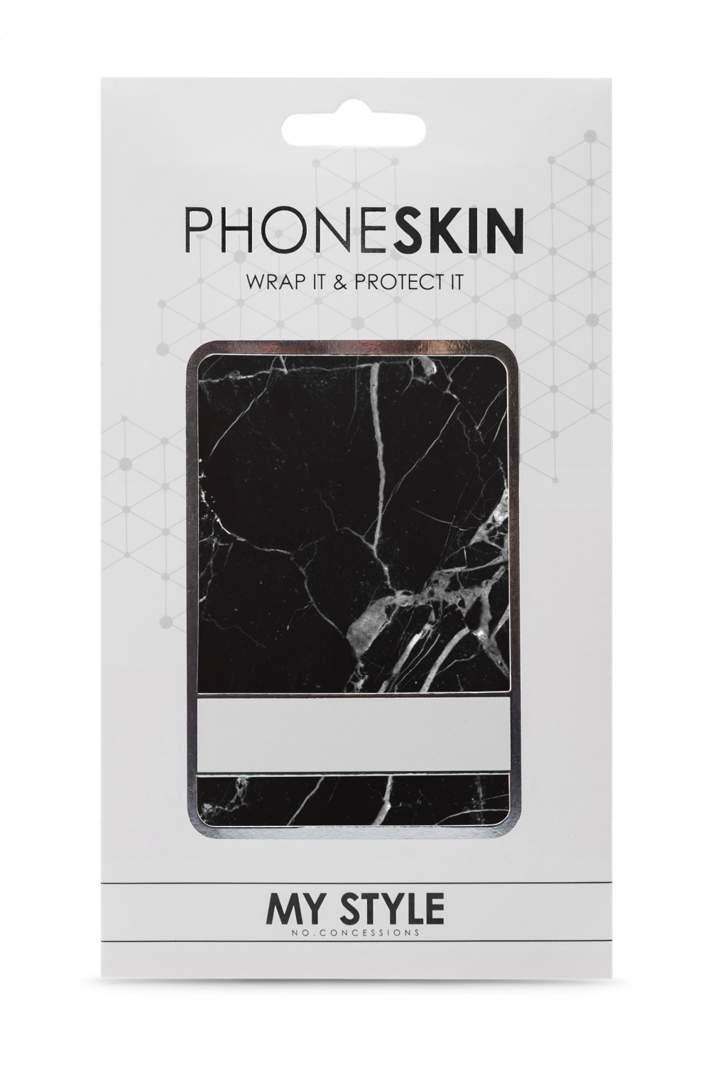 My Style Phoneskin For Apple Iphone Xs Black Marble - Afbeelding 3