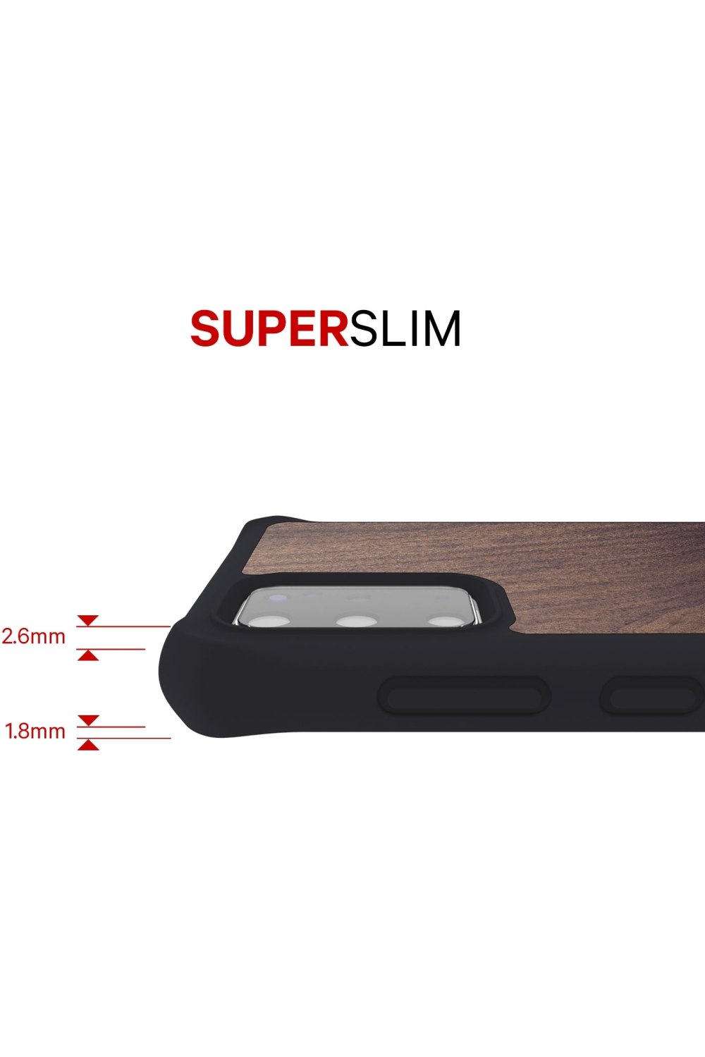 Itskins Level 2 Hybridfusion For Apple Iphone Xs Max Dark Wood - Afbeelding 6