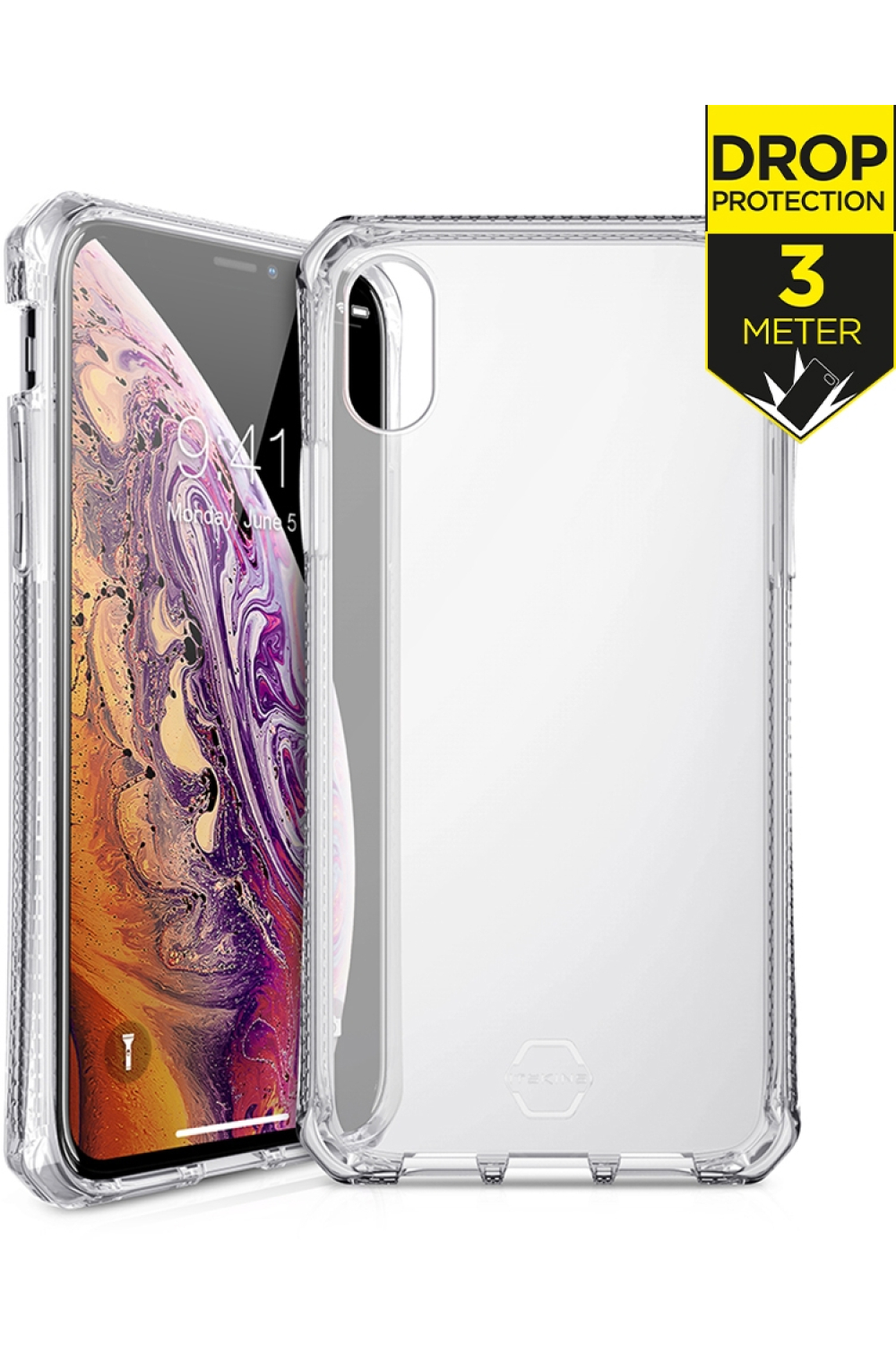 Itskins Level 2 Spectrumclear For Apple Iphone X/Xs Transparent
