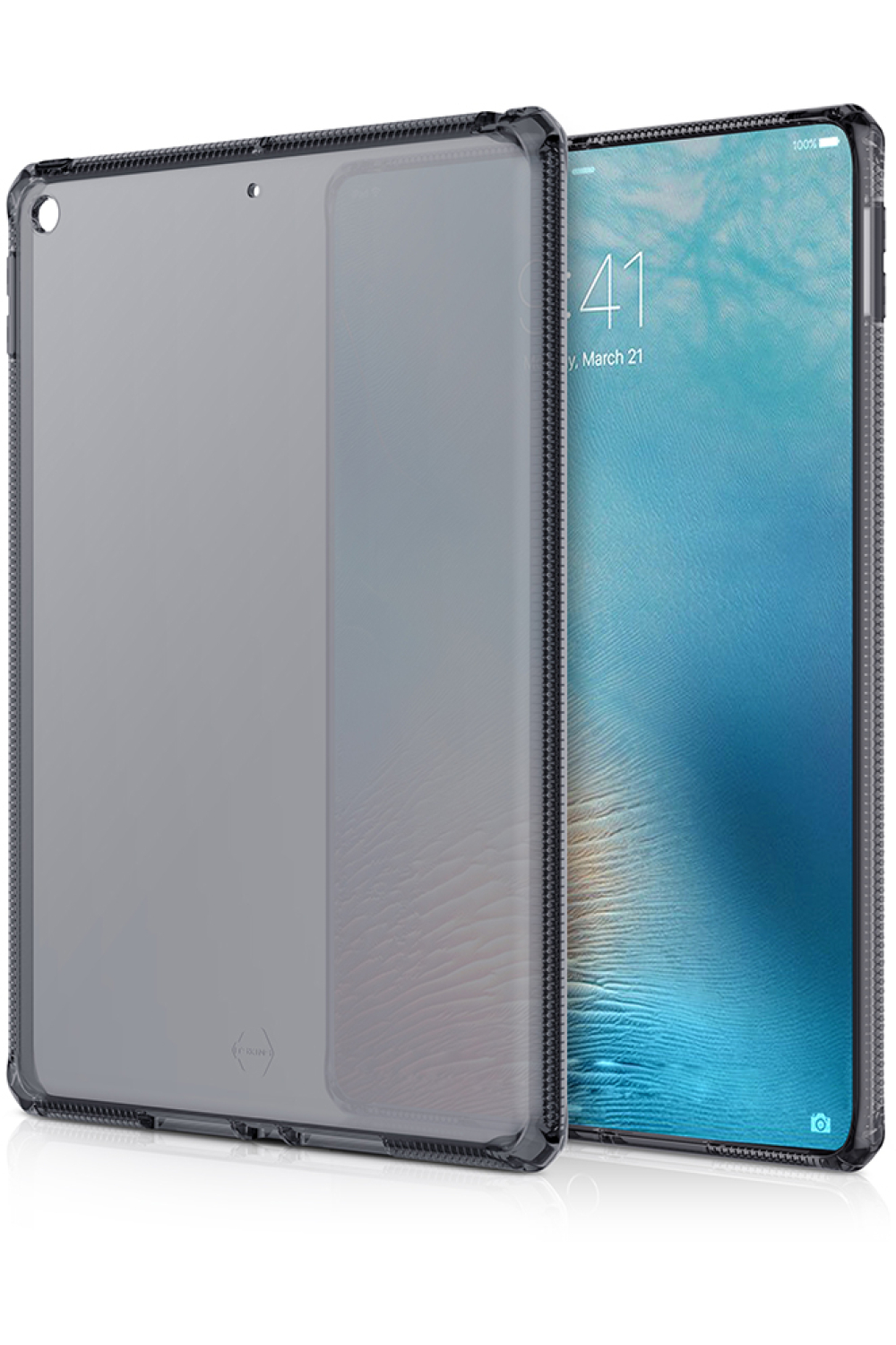 Itskins Level 2 Spectrumfrost For Apple Ipad Pro 11 2018 Transparent Black - Afbeelding 2