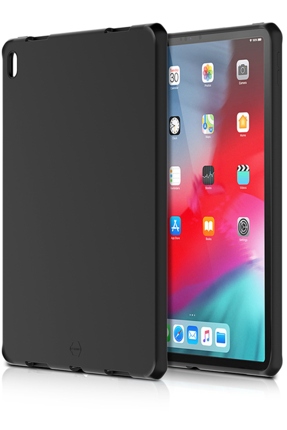 Itskins Level 2 Spectrumsolid For Apple Ipad Pro 11 2018 Plain Black - Afbeelding 2