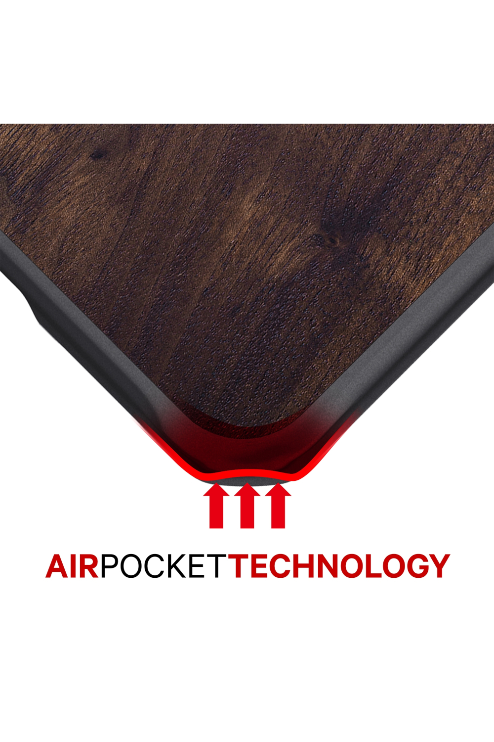 Itskins Level 2 Hybridfusion For Apple Iphone 11 Pro Max Dark Wood - Afbeelding 9