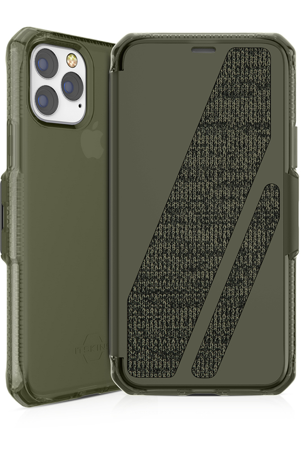 Itskins Level 2 Spectrumfolio For Apple Iphone 11 Pro Kaki - Afbeelding 2