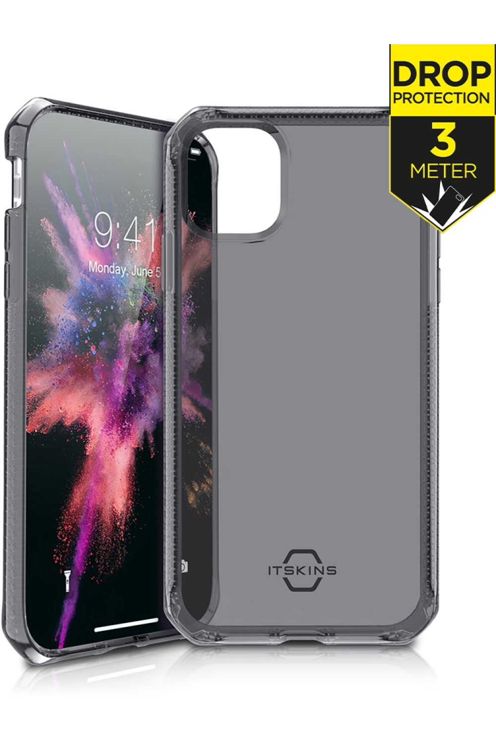 Itskins Level 2 Spectrumclear For Apple Iphone 11 Smoke