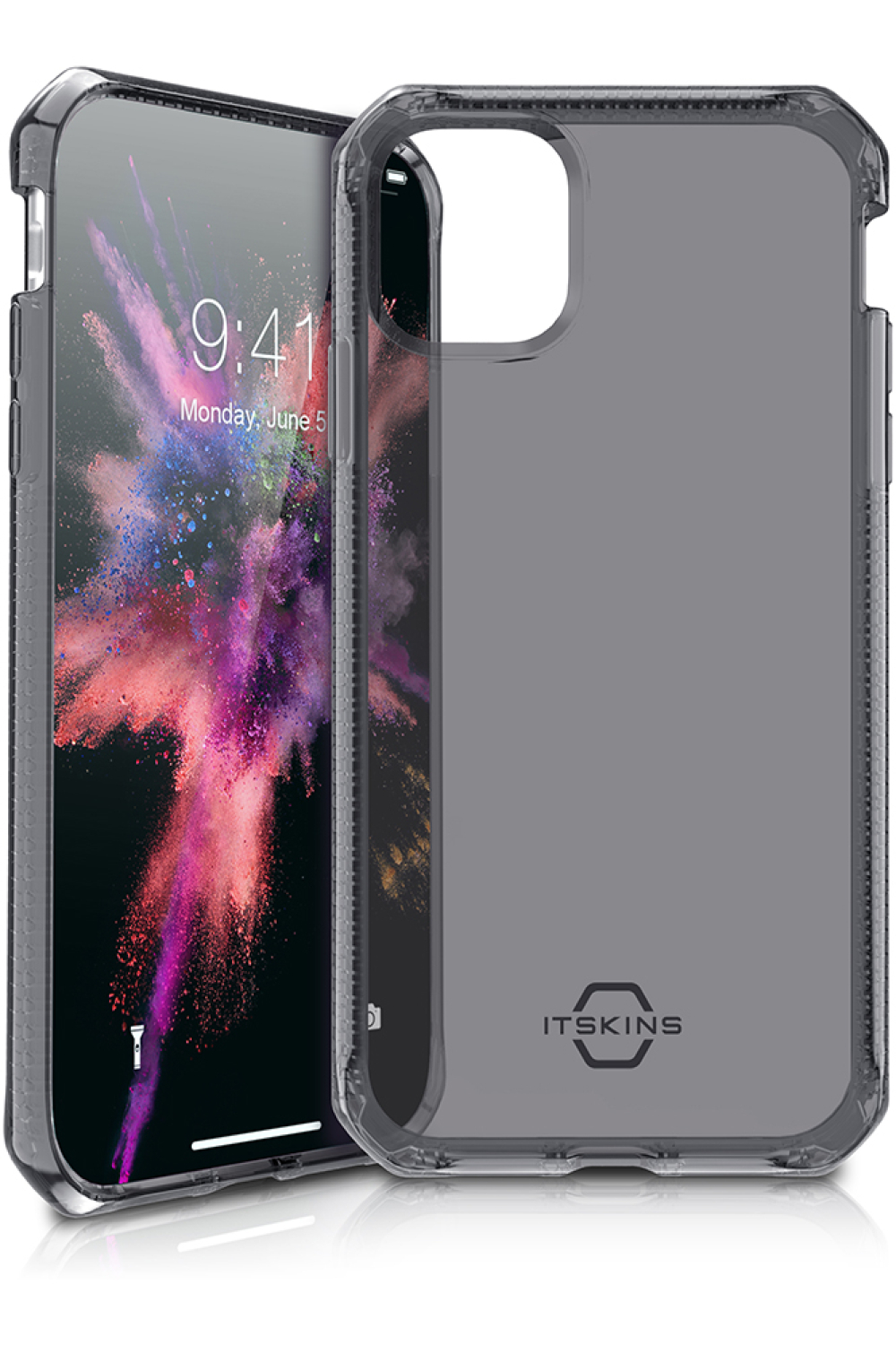 Itskins Level 2 Spectrumclear For Apple Iphone 11 Smoke - Afbeelding 2