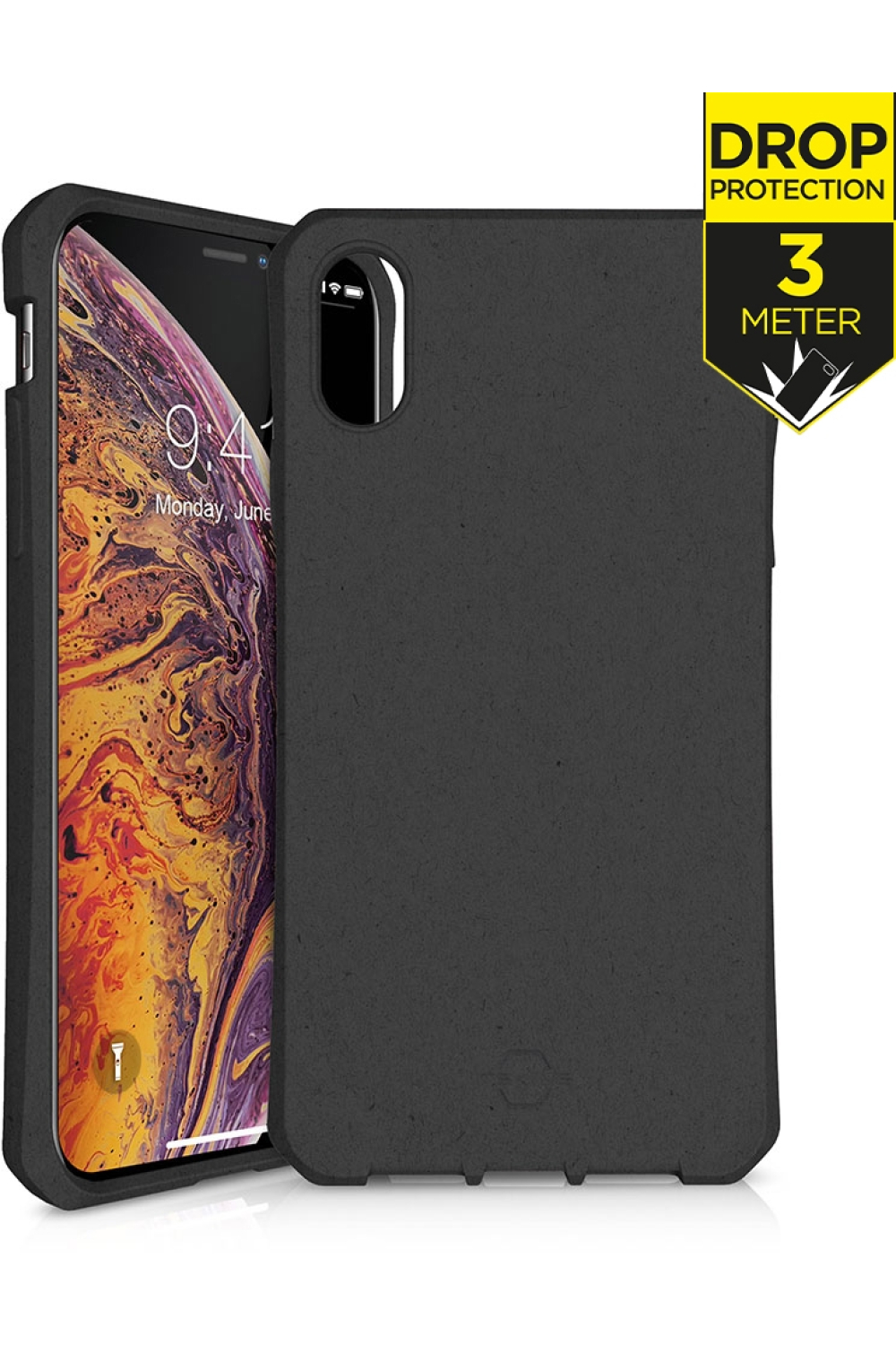 Itskins Level 2 Feroniabio For Apple Iphone Xs Max Black