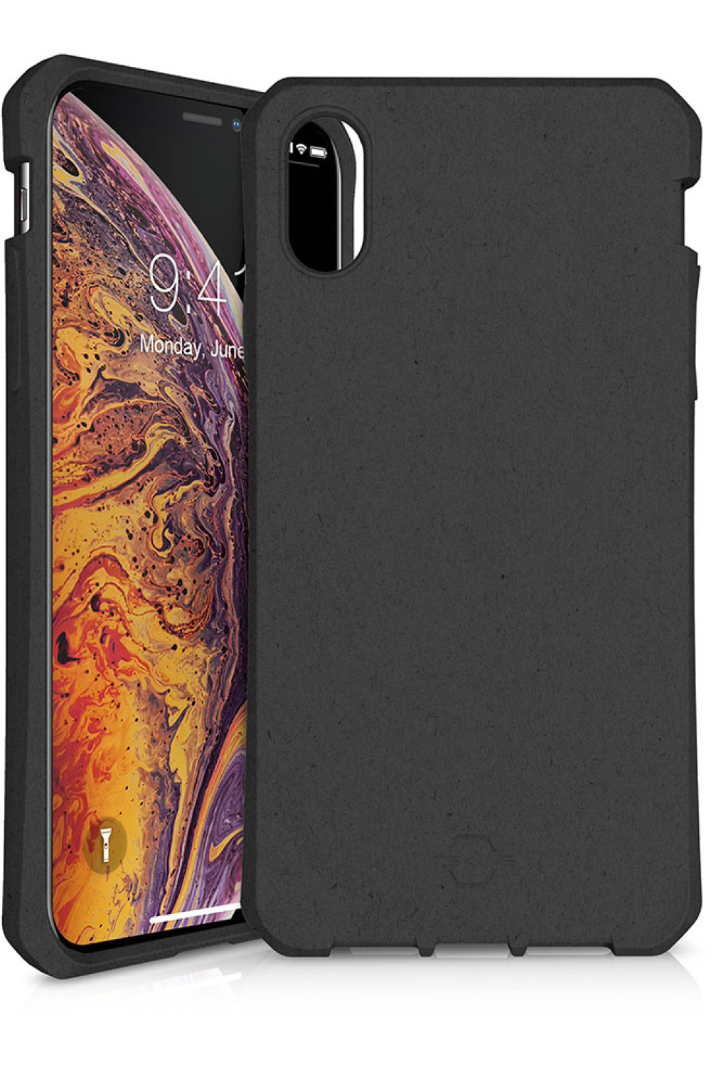 Itskins Level 2 Feroniabio For Apple Iphone Xs Max Black - Afbeelding 2