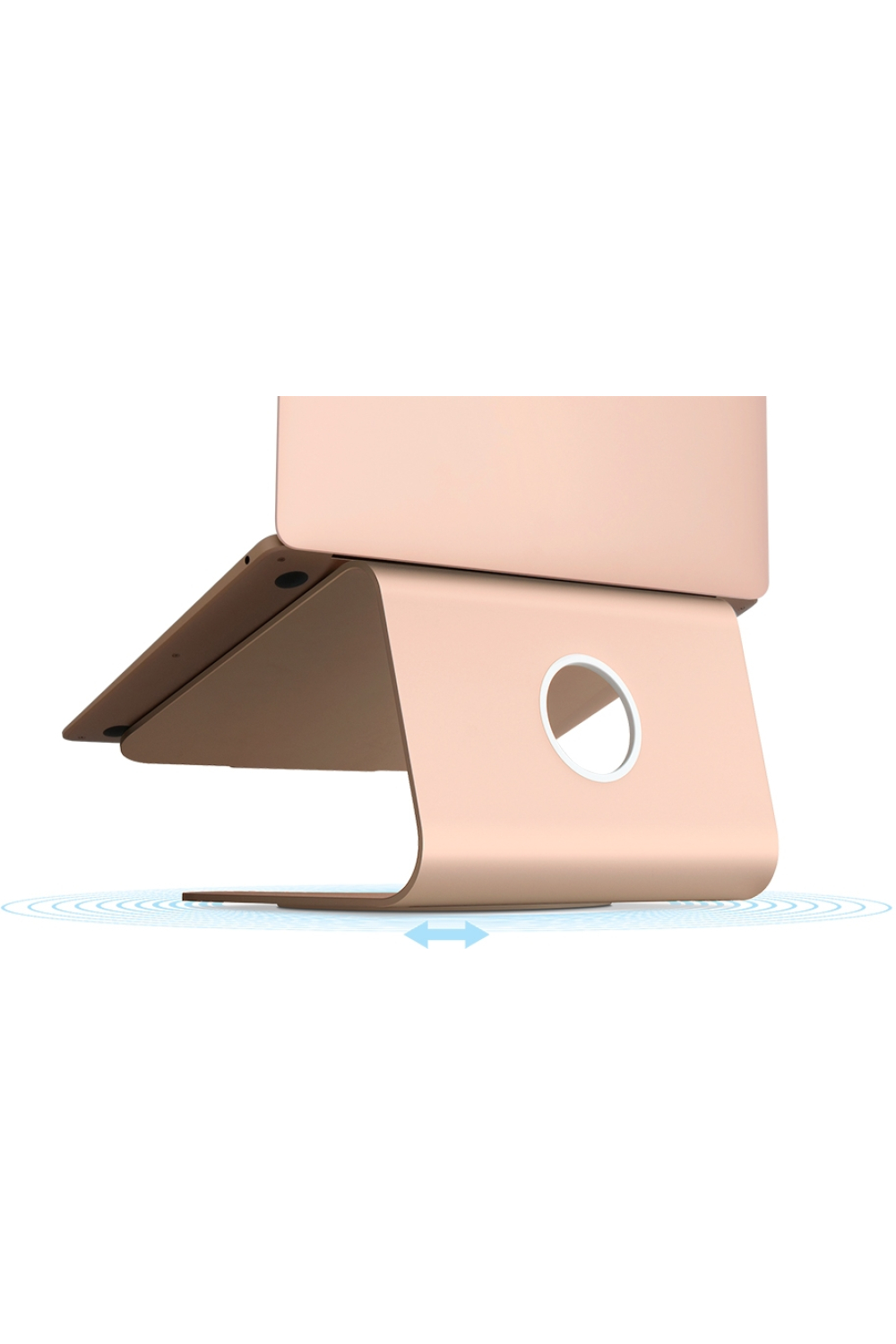 Rain Design Mstand 360 Laptop Stand + Swivel Base Rose Gold