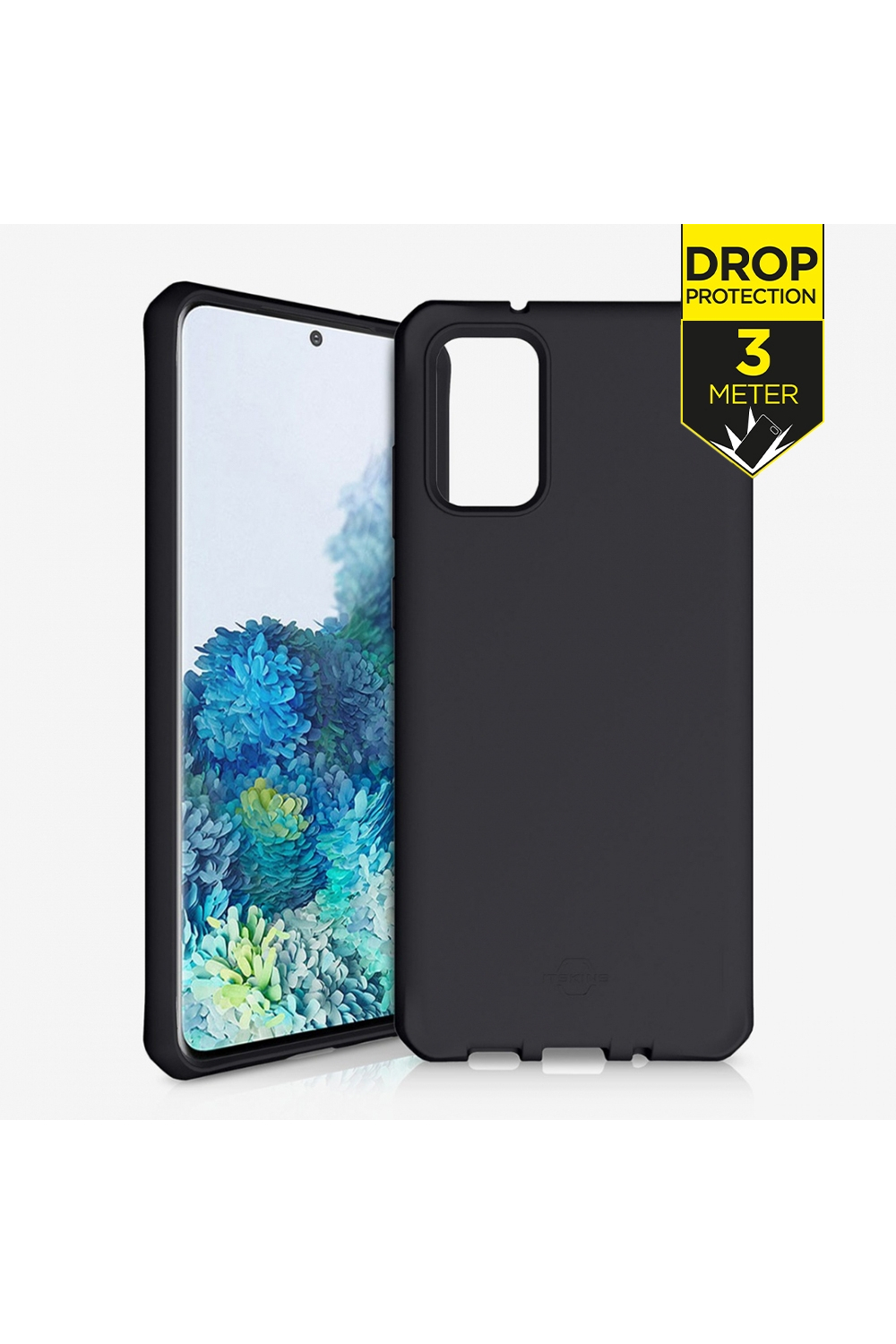 Itskins Level 2 Spectrumsolid For Samsung Galaxy S20+/S20+ 5G Plain Black