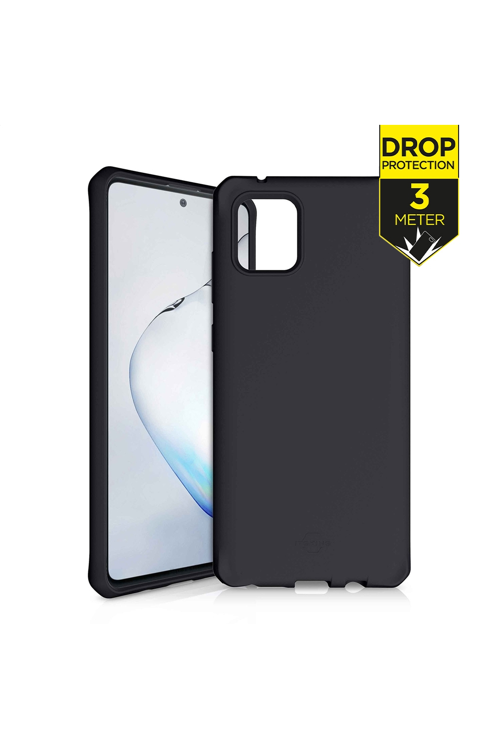 Itskins Level 2 Spectrumsolid For Samsung Galaxy Note10 Lite Plain Black