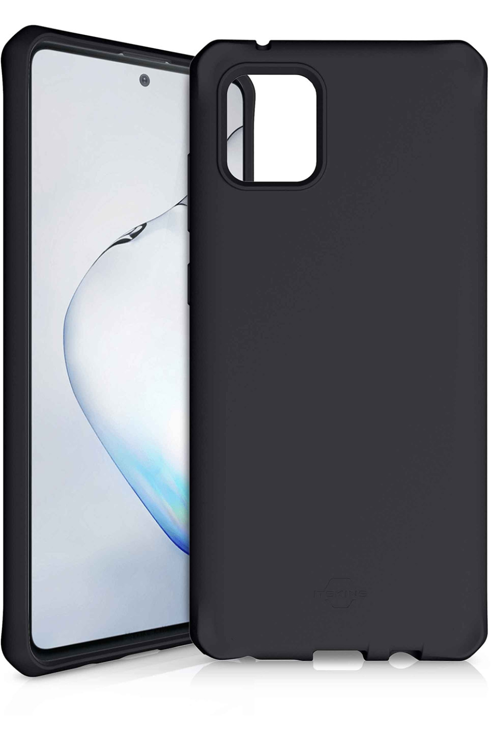 Itskins Level 2 Spectrumsolid For Samsung Galaxy Note10 Lite Plain Black - Afbeelding 2